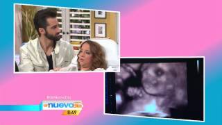 La carita del bebe de Adamari López en vivo  Un Nuevo Día  Telemundo [upl. by Gnouv]