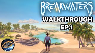 FRESH START In This AWESOME SURVIVAL GAME  EP1 NEW Breakwaters Early Access WALKTHROUGH Gameplay [upl. by Croft437]