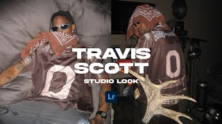 How to Edit TRAVIS SCOTT Studio Look in Lightroom Mobile  2 Free Presets DNG amp XMP [upl. by Nira]