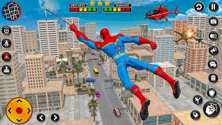 flying superhero spider hero man city battle and Rescue mission for save the people from angry Hulk [upl. by Nocaj]