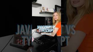 What is the difference between JavaScript and TypeScript  tech coding stem [upl. by Velleman]