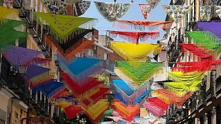 Madrid se prepara para sus fiestas de agosto [upl. by Ahtael778]