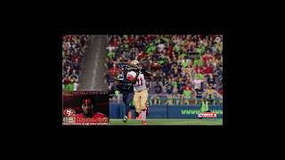 TNF  49ERS VS SEAHAWKS HIGHLIGHTS maddenclips footballshorts footballclips madden25 nfl tnf [upl. by Tacye]