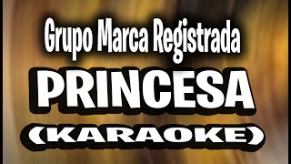 Grupo Marca Registrada  Princesa KARAOKE  INSTRUMENTAL [upl. by Oralia724]