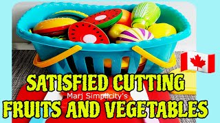 WEDNESDAY SATISFIED CUTTING FRUITS AND VEGETABLES HappyHalloween Marj Simplicitys Vlog is live [upl. by Nnylf]