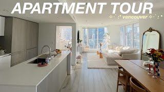 MY APARTMENT TOUR fully furnished amp pinterest inspired 2022  living in Downtown Vancouver at 21 [upl. by Acinehs]