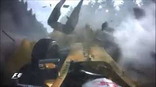 Top 10 F1 crashes of the 2016 season [upl. by Aehsel842]