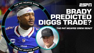 Tom Brady PREDICTED Josh Allen would lose Stefon Diggs 👀  The Pat McAfee Show [upl. by Ignatzia]