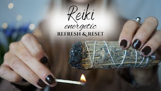 Reiki ASMR  Energetic Refresh amp Reset  Hand Movements Face Touching w Binaural Beats No Talking [upl. by Enilrahc635]