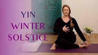 Yin for Winter Solstice  30 min Yin for Cosmic Night ✨ [upl. by Engdahl]