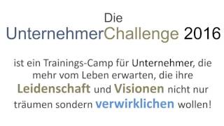 Die UnternehmerChallenge 2016  Anmeldung kostenlos bis 30 November 2015 [upl. by Vasiliki]