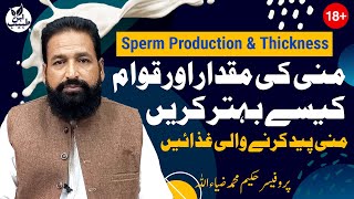 منی کن غذاؤں سے پیدا ہوتا ہے  Best Foods for increasing Semen Production  Mani Sperm Paida krain [upl. by Wynny578]