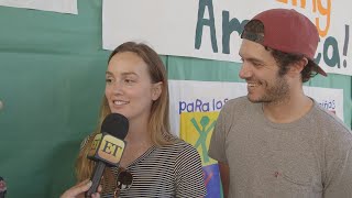 ​Leighton Meester and Adam Brody Totally Laugh That Blair Waldorf and Seth Cohen Wound Up Toget… [upl. by Assyl]