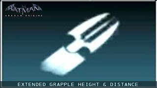 COM Batman Arkham Origins Extended Grapple Height amp Distance [upl. by Joleen]