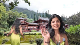 Oahu Hawaii  Byodoin temple  Pearl Harbor  Solo  Indian girls vlogger channel [upl. by Eeb]