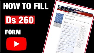 How to fill in Ds 260 form dvlottery2025 [upl. by Anyale]