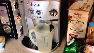 Delonghi coffee machine cleaning [upl. by Eylloh]