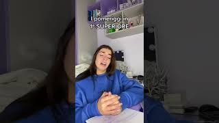 i pomeriggi in 1 superiore vs quelli in 5 superiore✨tiktok di Fior di Loto [upl. by Nylak]