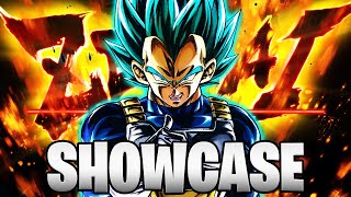 BETTER THAN SSJ4 GOGETA AND ULTIMATE GOHAN ZENKAI SSGSS VEGETA SHOWCASE  Dragon Ball Legends [upl. by Vogele]