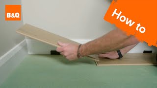 How to lay laminate flooring [upl. by Ruhtua]