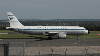 Condor Retro A320 DAICH eröffnet neue Route Dortmund  Palma de Mallorca [upl. by Raycher]