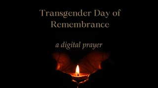 Transgender Day of Remembrance Digital Prayer [upl. by Delmer364]