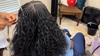 MICRO BRAIDS with Human hair EASY TUTORIAL AND MAINTENANCE [upl. by Dubenko]