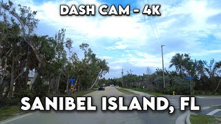 🚗 Cruise Sanibel Island Florida in 4K 🌴  Scenic Drive Video [upl. by Crooks]