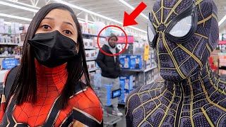 SPIDERMAN AND MJ KICKED OUT OF WALMART [upl. by Iggem]