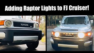 Raptor Lights for FJ Cruiser fjcruiser [upl. by Yorgerg]