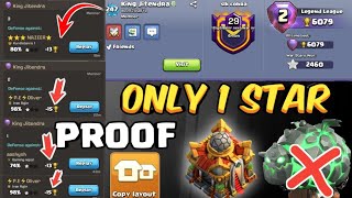 Finally Only 1 Star Th16 War Base 202415 Defense Replay Proof LINK Th16 Anti LavaLoon Base Link [upl. by Ahsan]