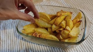 Incredibly easy and very tasty oven baked potatoes Country style Roasted Potatoes [upl. by Haneeja]