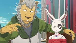 Haru meets Eado the Lion and Ako for the first time  Beastars Season 3  English Dub [upl. by Airetak]