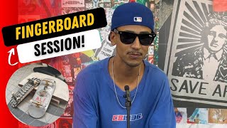 Session de Fingerboard na CB Skate Shop  cbskateshopcombr [upl. by Ebonee]