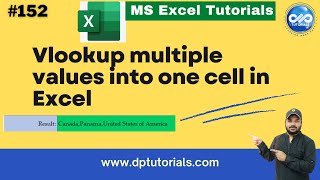 Vlookup Multiple Values Into One Cell In Excel Simple Formula [upl. by Ungley]