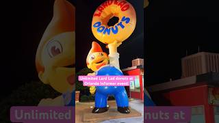 Get your mini Lard Lad donuts at the Orlando Informer event shorts thesimpsons universalstudios [upl. by Fachanan]