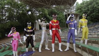 Megaranger All rangers alone henshin  Super Sentai Content [upl. by Nithsa469]