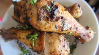 Roasted GarlicPaprika Chicken Drumsticks ONLY 5 ingredients [upl. by Tychon]