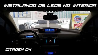 Troca das Lâmpadas Interna Led Cambus Citroen C4 [upl. by Tema609]