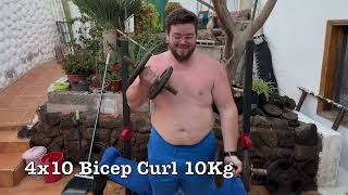 Increasing Weights For The Biceps  Training 114  Biceps Day [upl. by Oiramaj]