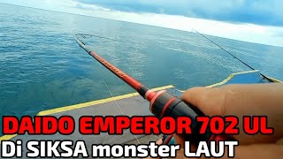 test kekuatan joran DAIDO EMPEROR 26LBS [upl. by Gentes]