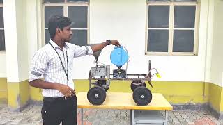 Automatic Seed Sowing Robot  VSB Engineering College [upl. by Selbbep]