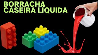 🔥BORRACHA LÍQUIDA CASEIRAServe até para MOLDES😱faça com suas próprias mãos‼️ [upl. by Kevina]