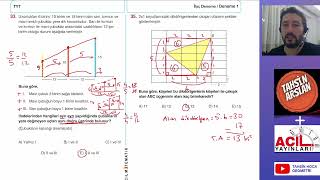 İLAÇ TYT DENEMESİ GEOMETRİ 1 [upl. by Perloff495]