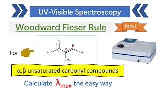 Woodward Fischer rule  Part 2  Lambda max calculation for alphabeta unsaturated carbonyl compound [upl. by Eecats387]