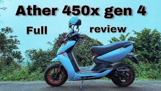 Ather 450x gen 3 review [upl. by Betteann77]