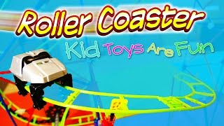 Roller Coaster kid toy  Typhoon Frenzy by KNEX  Kid Toys Are Fun [upl. by Ailama]