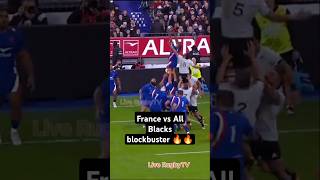 What a blockbuster France team with All Blacks Rugby 🔥🔥 allblacks france rugby [upl. by Candida]