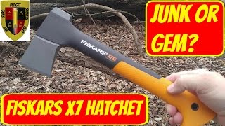 Fiskars X7 Hatchet Compact Power Limitless Value [upl. by Christean173]