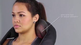 Cordless Shiatsu Neck amp Back Massager with Heat [upl. by Ariana]